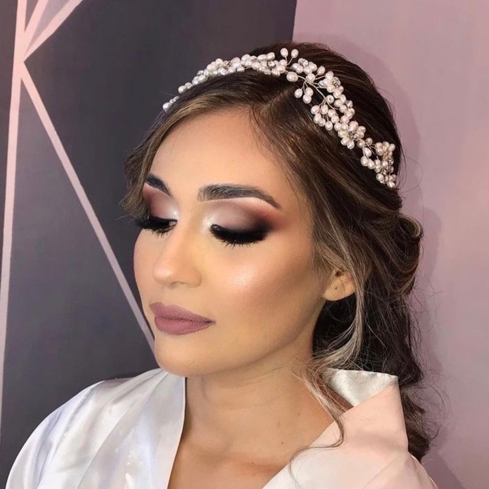 Wedding bridal hairpiece , handmade